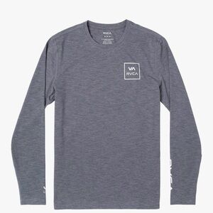 RVCA Gray Long Sleeve Surf Shirt Men’s Medium